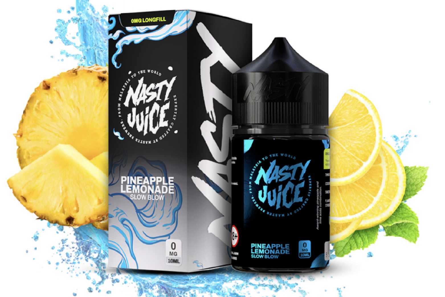 Příchuť Nasty Juice S&V: Slow Blow (Ananasová limonáda) 10ml