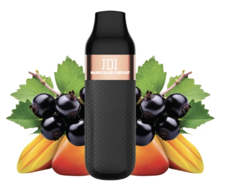 JDI MARCH jednorázová e-cigareta – Mango Blackcurrant (Mango, černý rybíz) 20mg