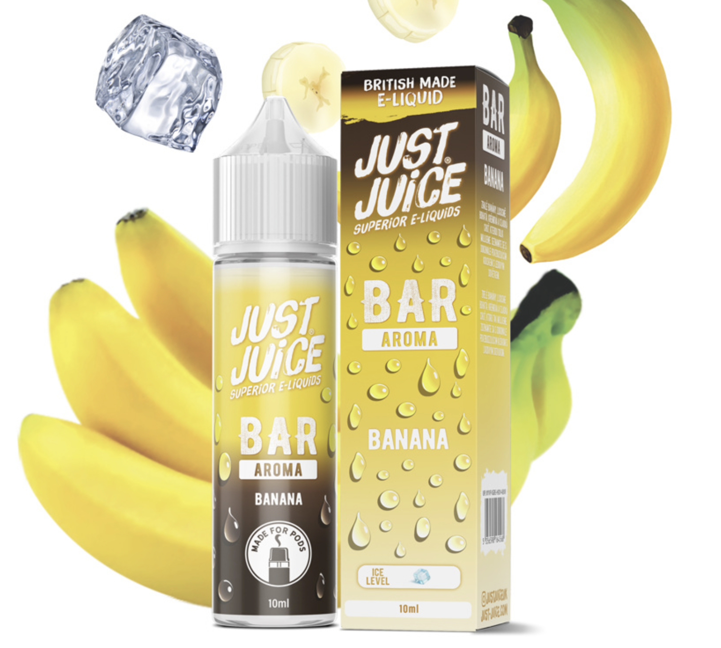 Příchuť Just Juice Bar Range S&V: Banana (Banán) 10ml