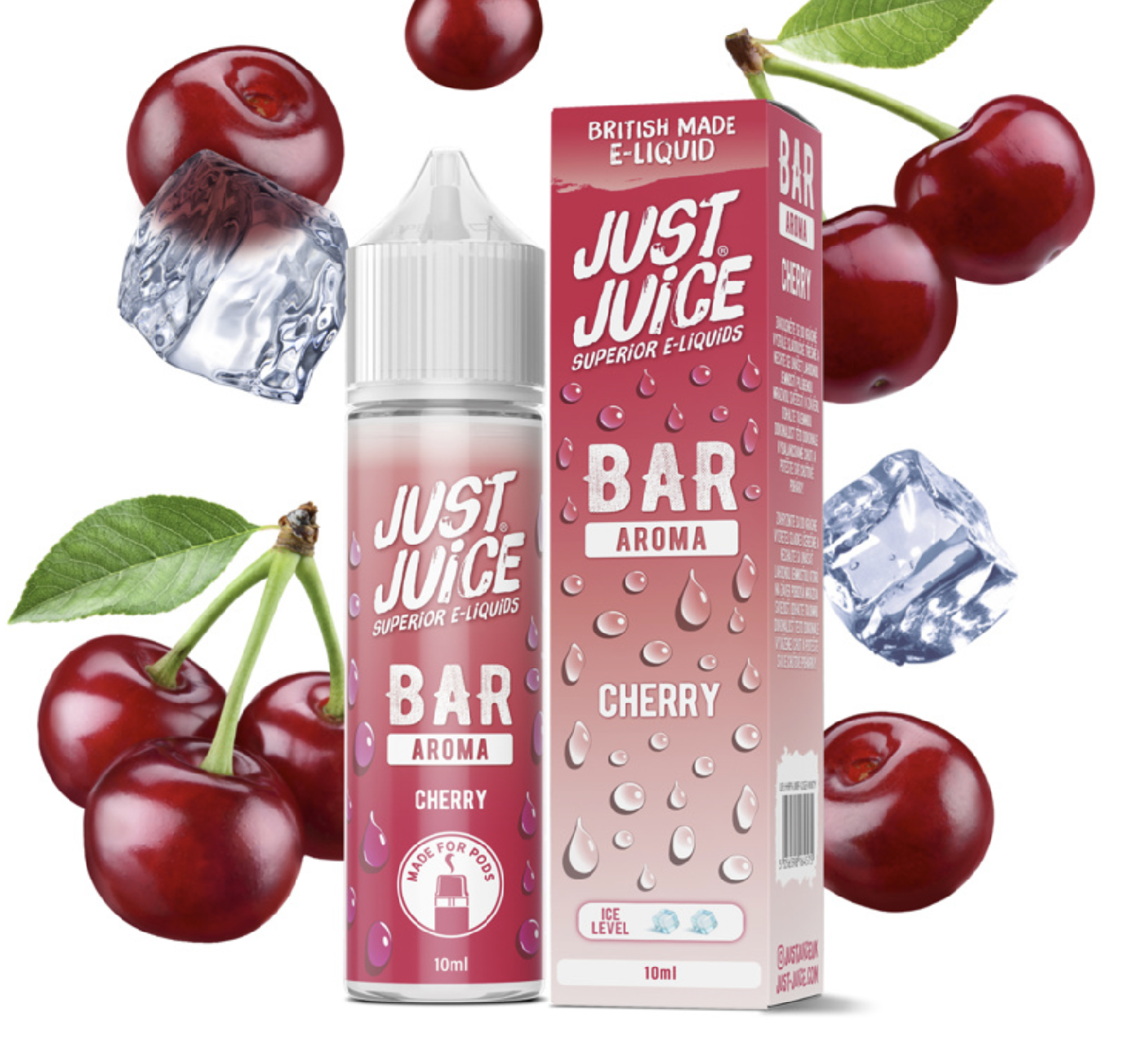 Příchuť Just Juice Bar Range S&V: Cherry (Třešeň) 10ml