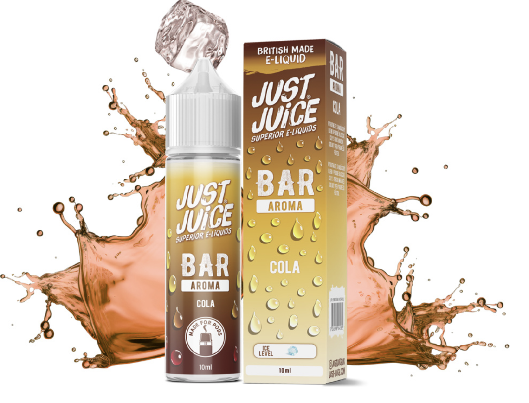 Příchuť Just Juice Bar Range S&V: Cola (Sladká cola) 10ml