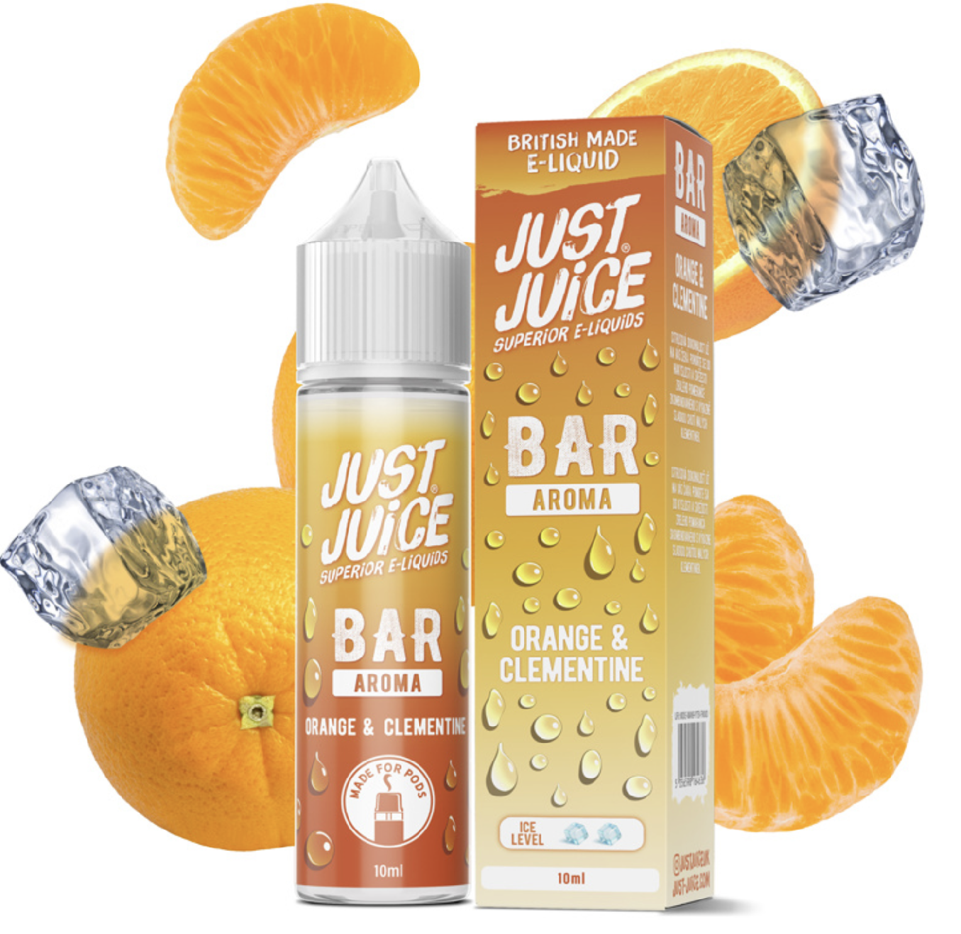 Příchuť Just Juice Bar Range S&V: Orange & Clementine (Pomeranč & klementinka) 10ml