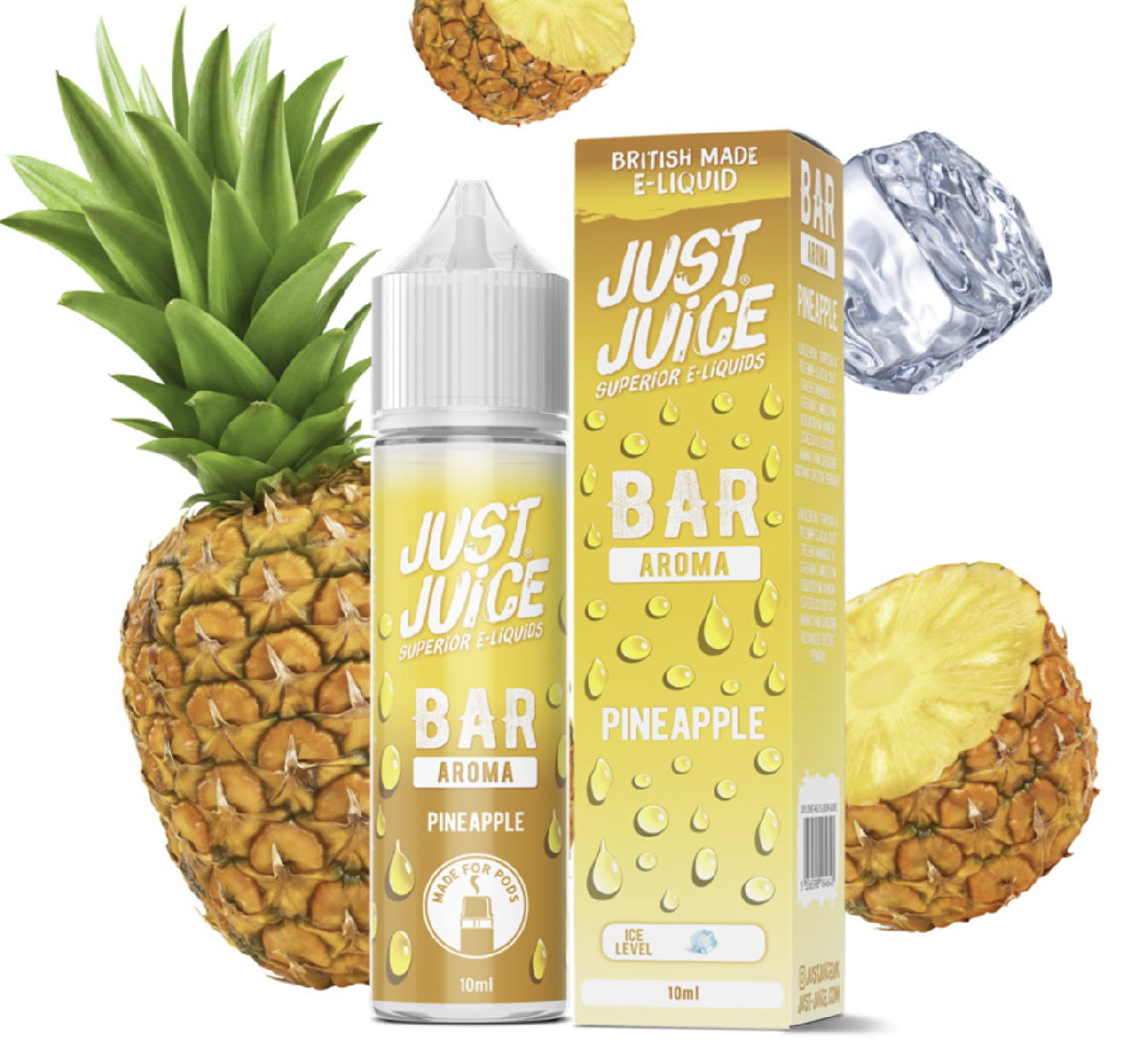 Příchuť Just Juice Bar Range S&V: Pineapple (Ananas) 10ml
