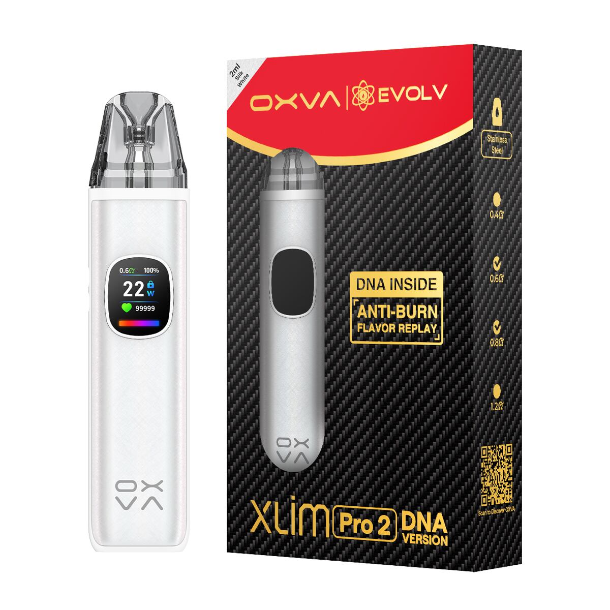 OXVA Xlim Pro 2 DNA Pod Kit Barva: Silk Brown (obrázek 5)