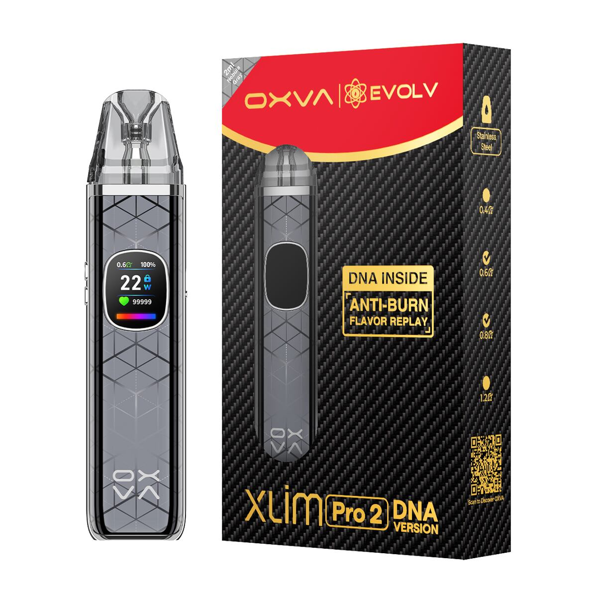 OXVA Xlim Pro 2 DNA Pod Kit Barva: Silk Brown (obrázek 47)