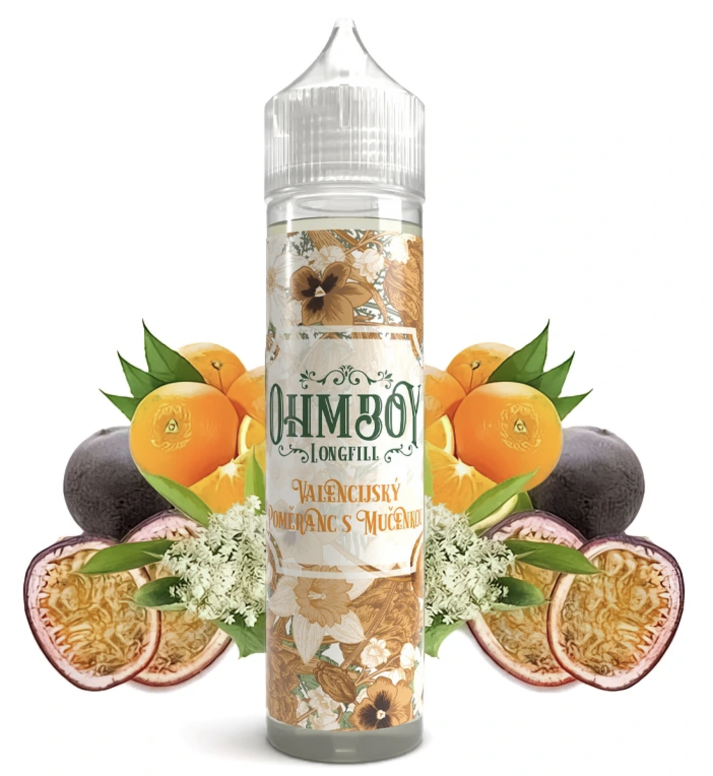 Příchuť Ohmboy Volume ll S&amp;V: Valencia Orange &amp; Passion Fruit (Pomeranč s mučenkou) 10ml