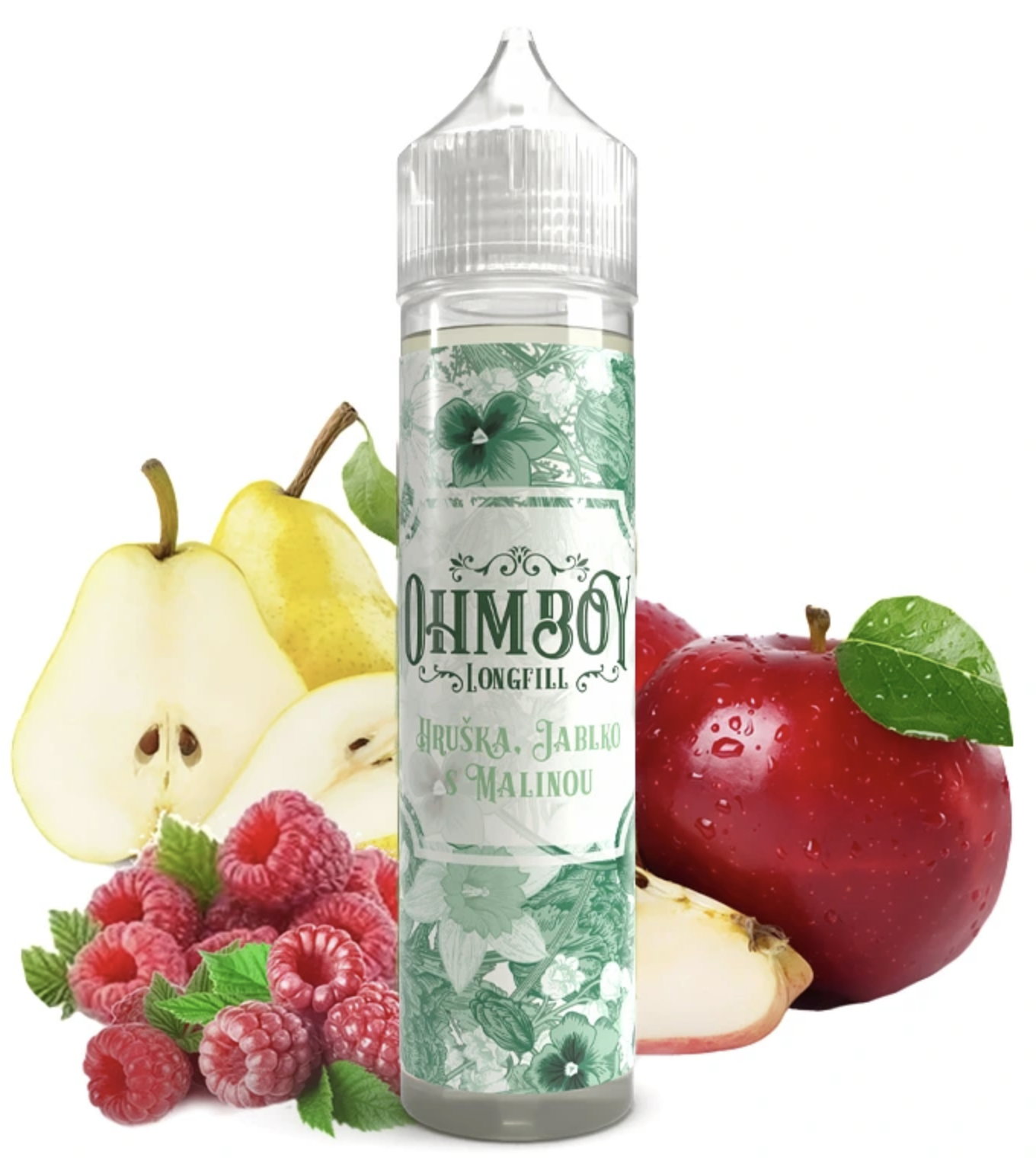 Příchuť Ohmboy Volume ll S&amp;V: Pear Apple &amp; Raspberry (Hruška, jablko, malina) 10ml