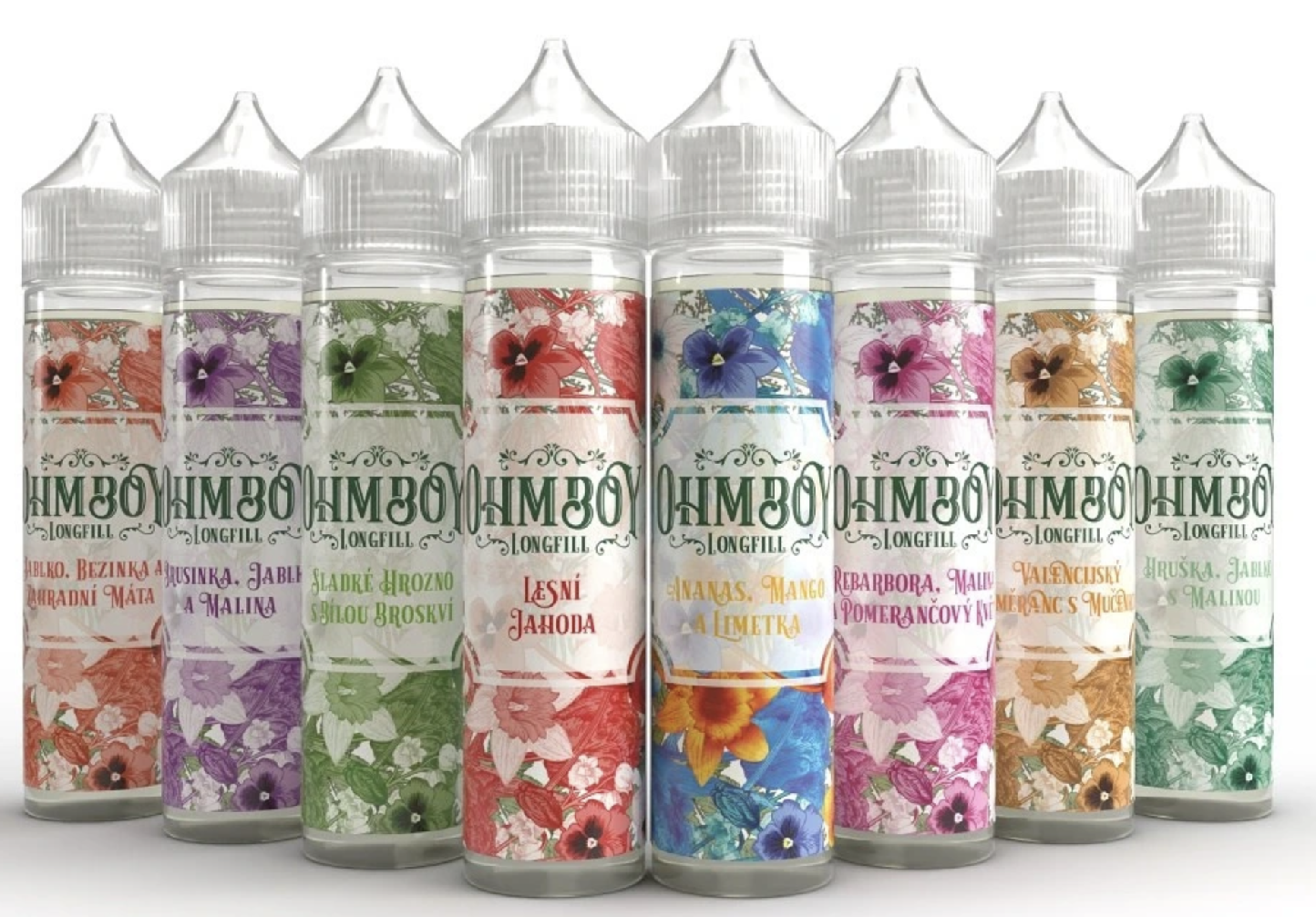 Příchuť Ohmboy Volume ll S&amp;V: Pear Apple &amp; Raspberry (Pineapple Mango &amp; Lime) 10ml (obrázek 3)