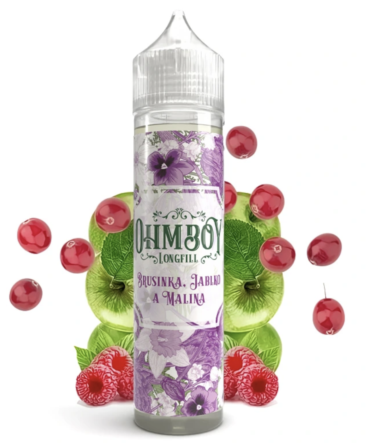 Příchuť Ohmboy Volume ll S&amp;V: Cranberry Apple &amp; Raspberry (Brusinka, jablko, malina) 10ml