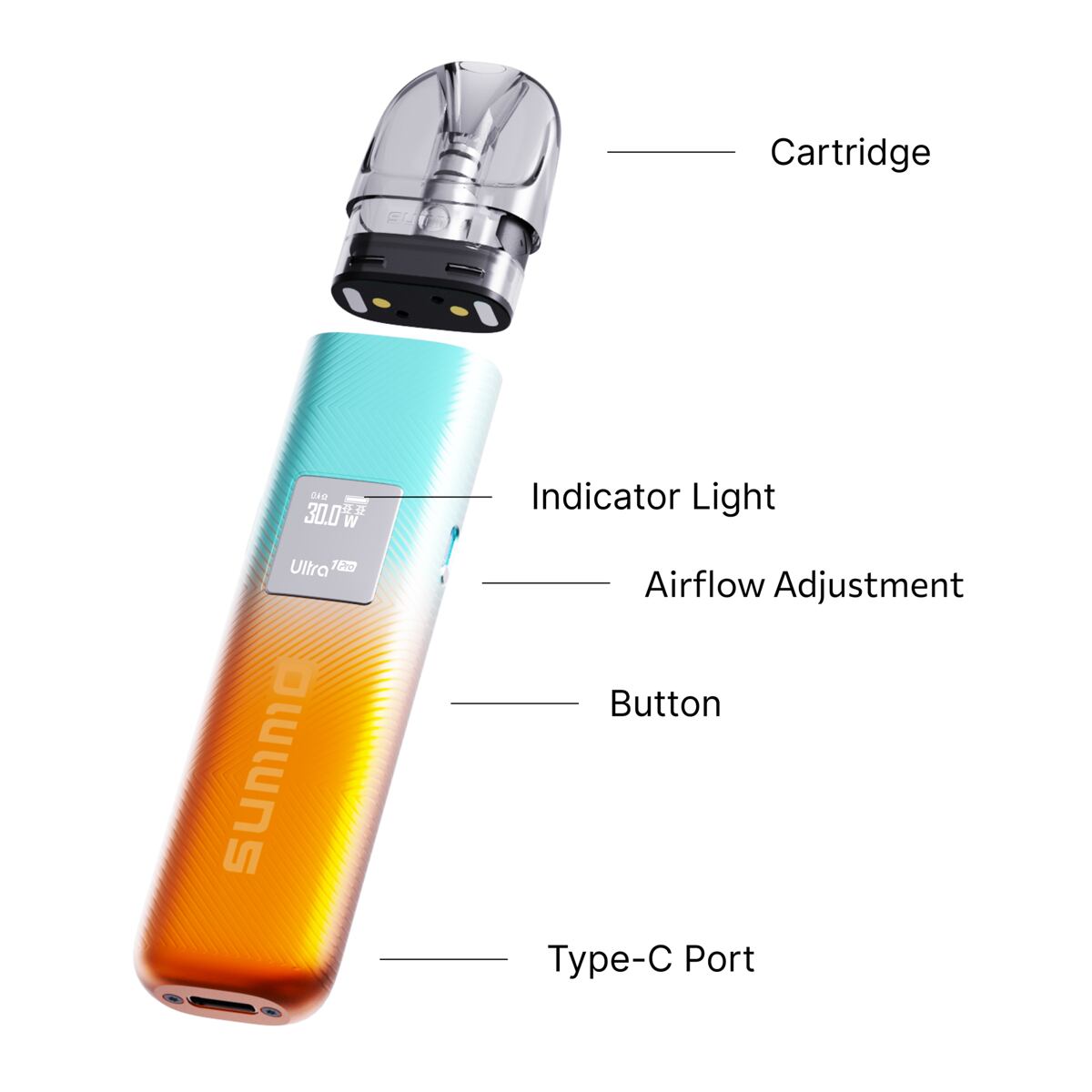 Summo Ultra 1 Pro Pod Kit Barva: Dusk (obrázek 8)