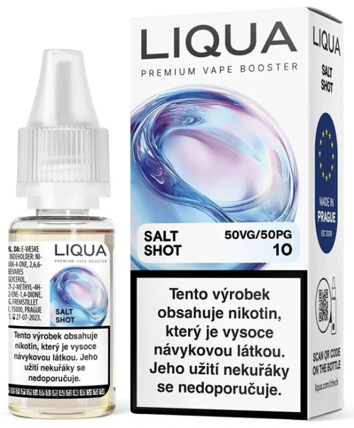 Liqua SALT SHOT - 50VG/50PG - 10mg - 10ml