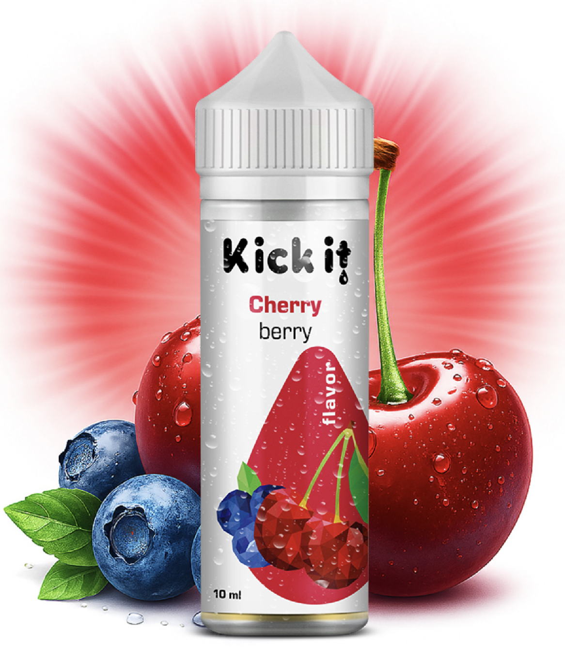 Levně KickIt S&V - Cherry Berry 10ml