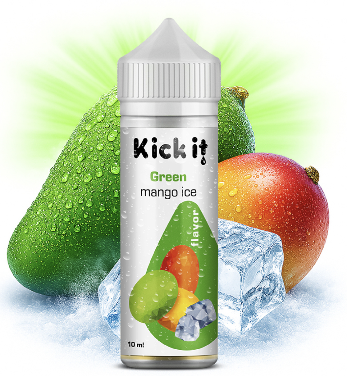 Levně KickIt S&V - Green Mango Ice 10ml