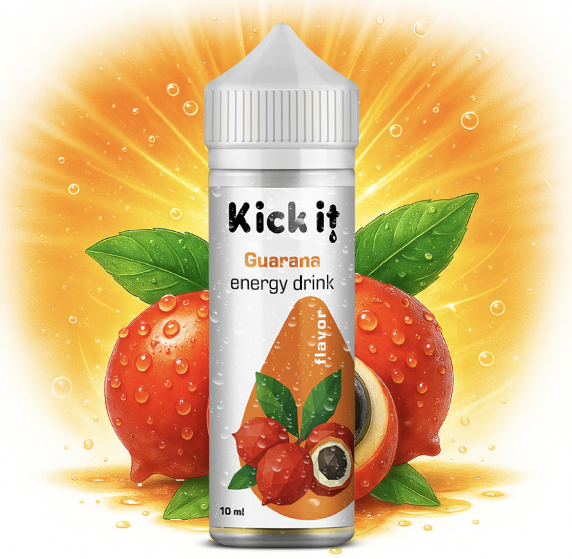 KickIt S&V - Guarana Energy Drink 10ml