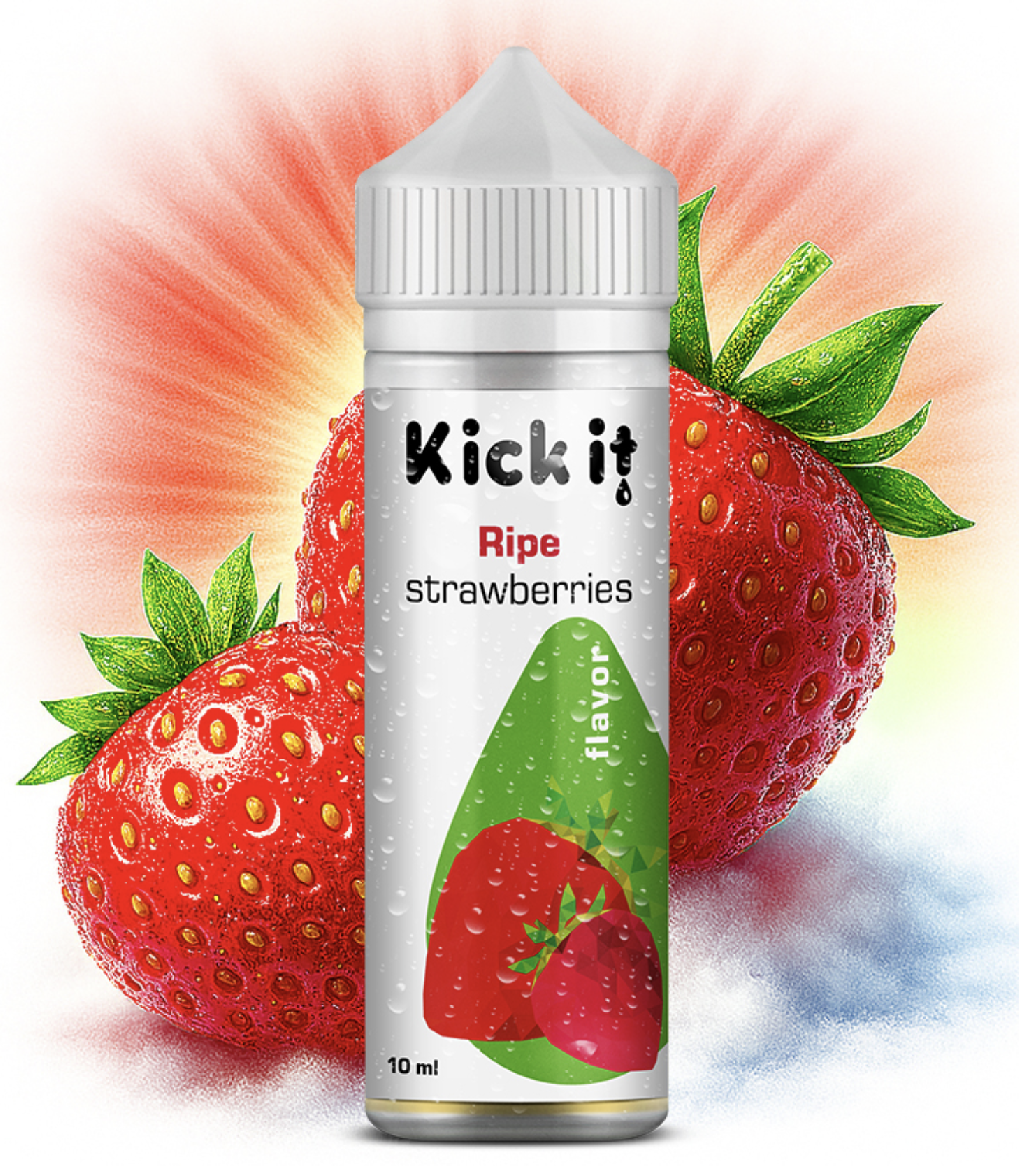 Levně KickIt S&V - Ripe Strawberries 10ml