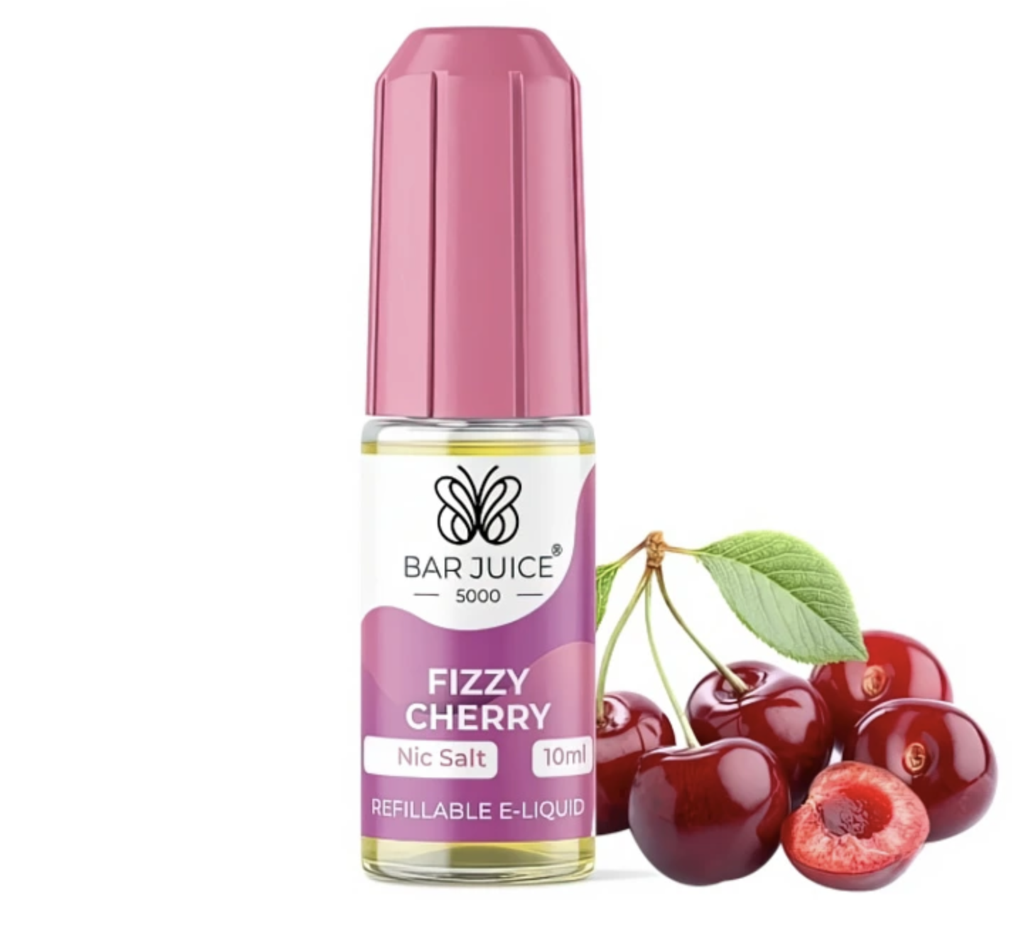 BAR JUICE 5000 Salt - Fizzy Cherry (Třešeň) 10ml Obsah nikotinu: 10 mg Třešeň