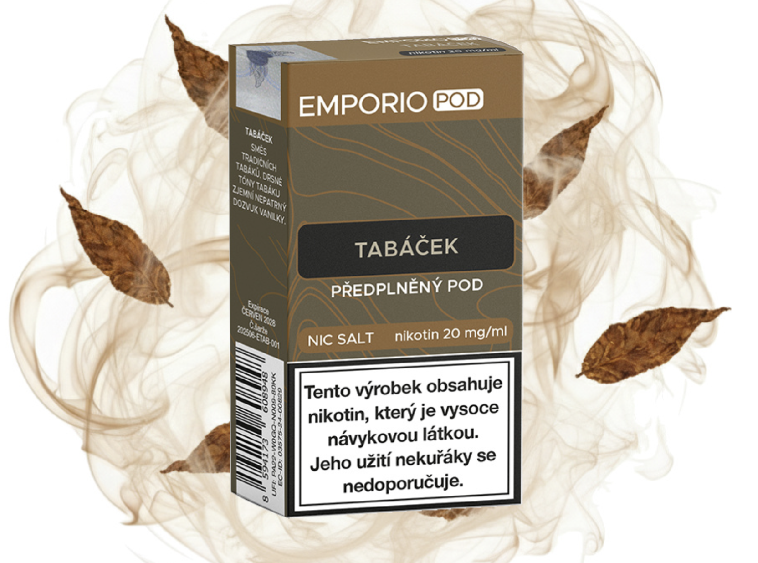 Emporio Pod předplněná kapsle (Tabáček) 20mg