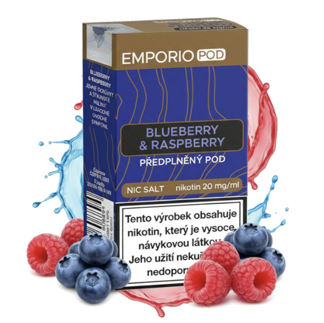 Emporio Pod předplněná kapsle (Blueberry & Raspberry) 20mg