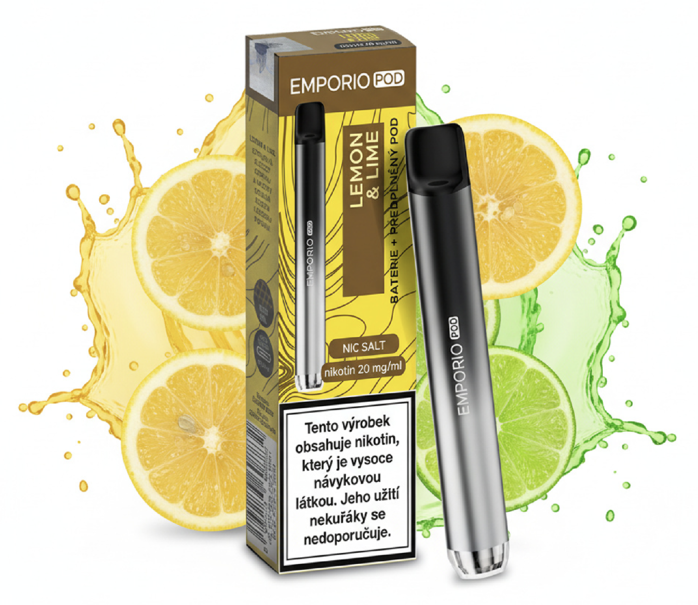 Emporio Pod Kit - Lemon & Lime (Citron, limetka) 20mg