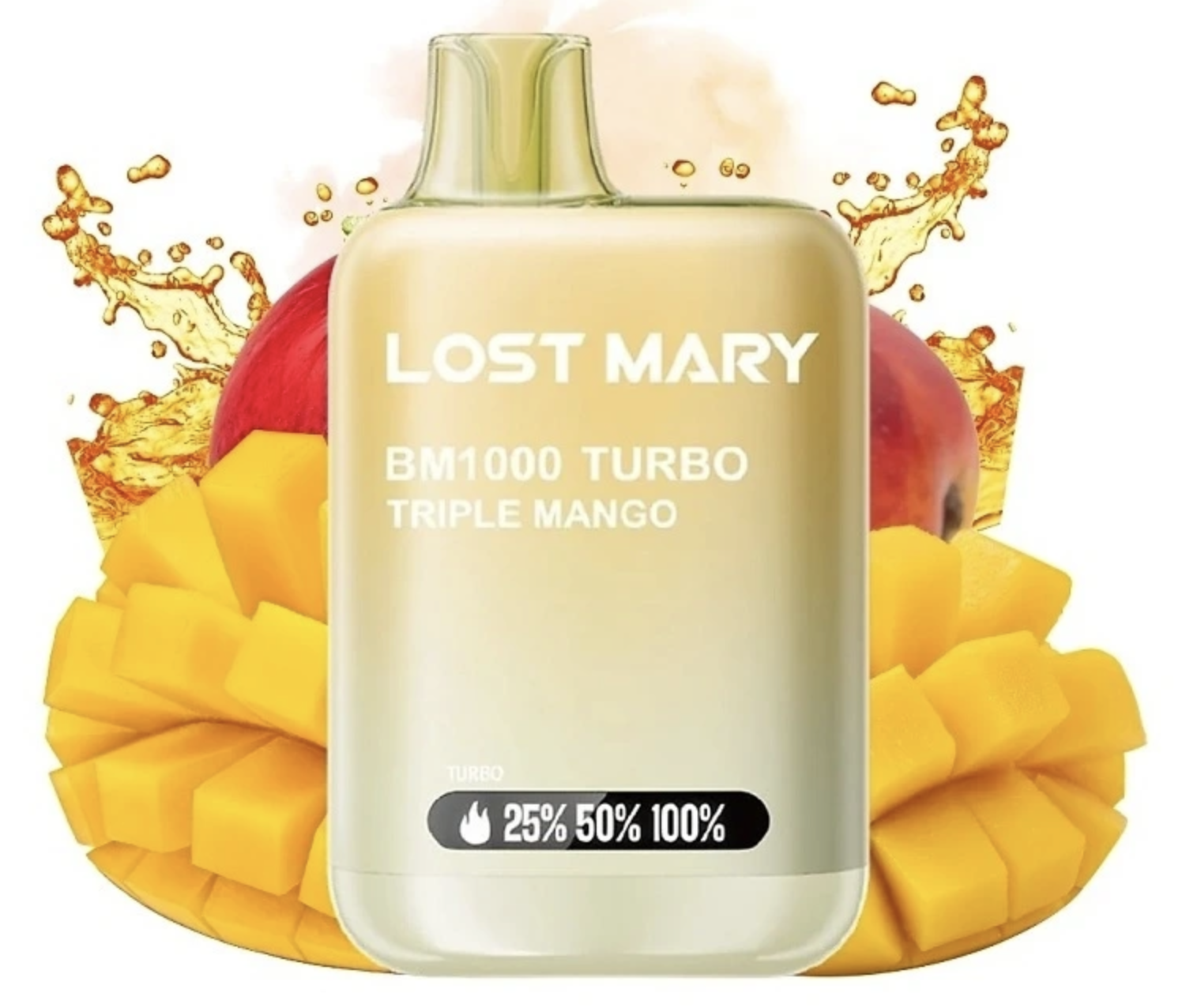 Lost Mary BM1000 Turbo jednorázová e-cigareta - Triple Mango (Mango) 20mg