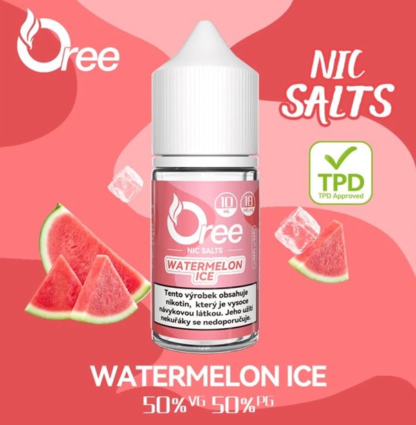 OREE Salt - Watermelon Ice (Chladivý meloun) 10ml 18mg