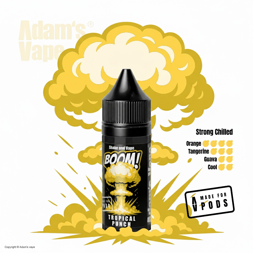 Adams Vape Příchuť Adam's Vape Boom S&V: Tropical Punch (Ledová tropická směs) 5ml