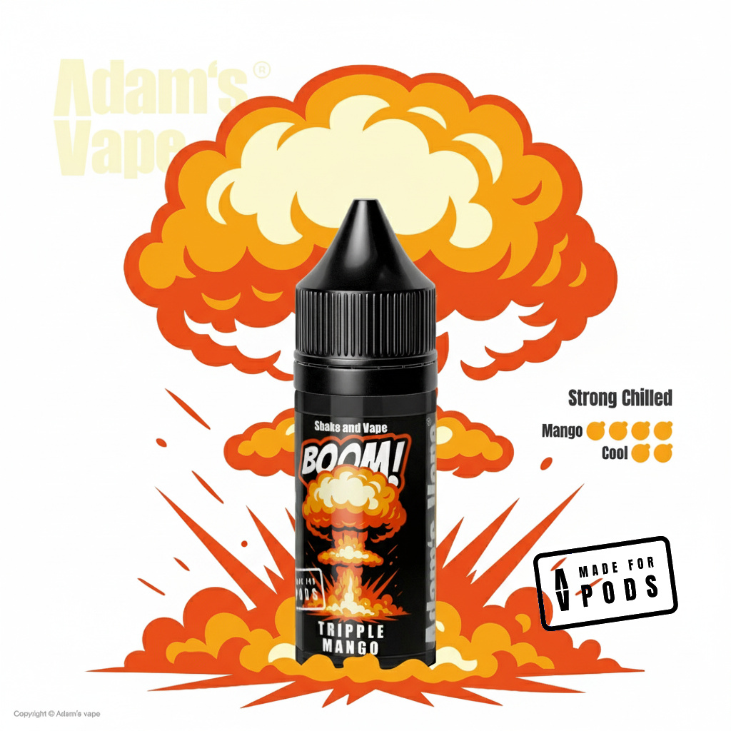 Adams Vape Příchuť Adam's Vape Boom S&V: Triple Mango (Mangový mix) 5ml