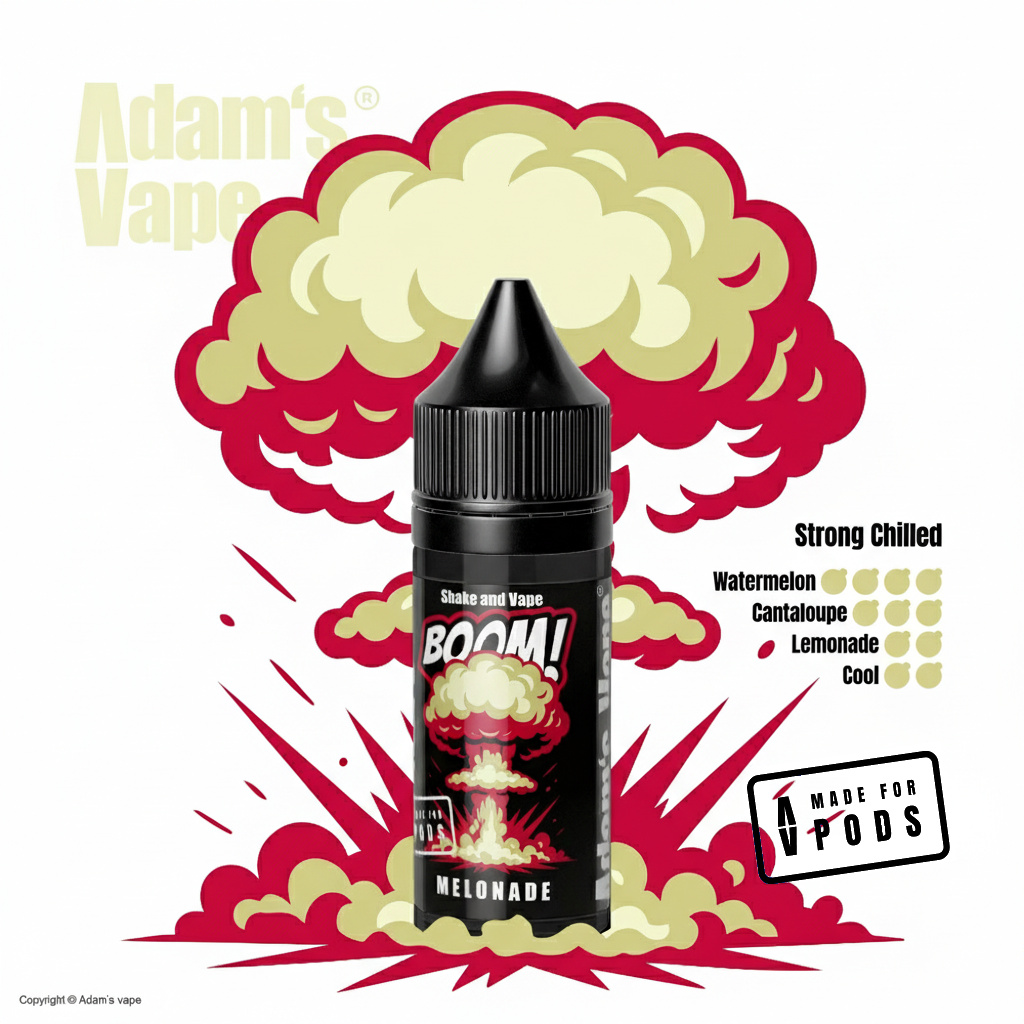 Adams Vape Příchuť Adam's Vape Boom S&V: Melonade (Chladivá melounová limonáda) 5ml