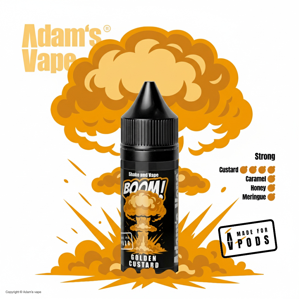 Adams Vape Příchuť Adam's Vape Boom S&V: Golden Custard (Dezertní custard) 5ml