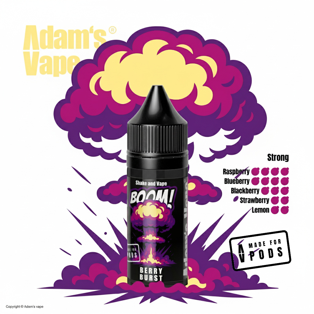 Levně Adams Vape Příchuť Adam's Vape Boom S&V: Berry Burst (Lesní plody s citronem) 5ml