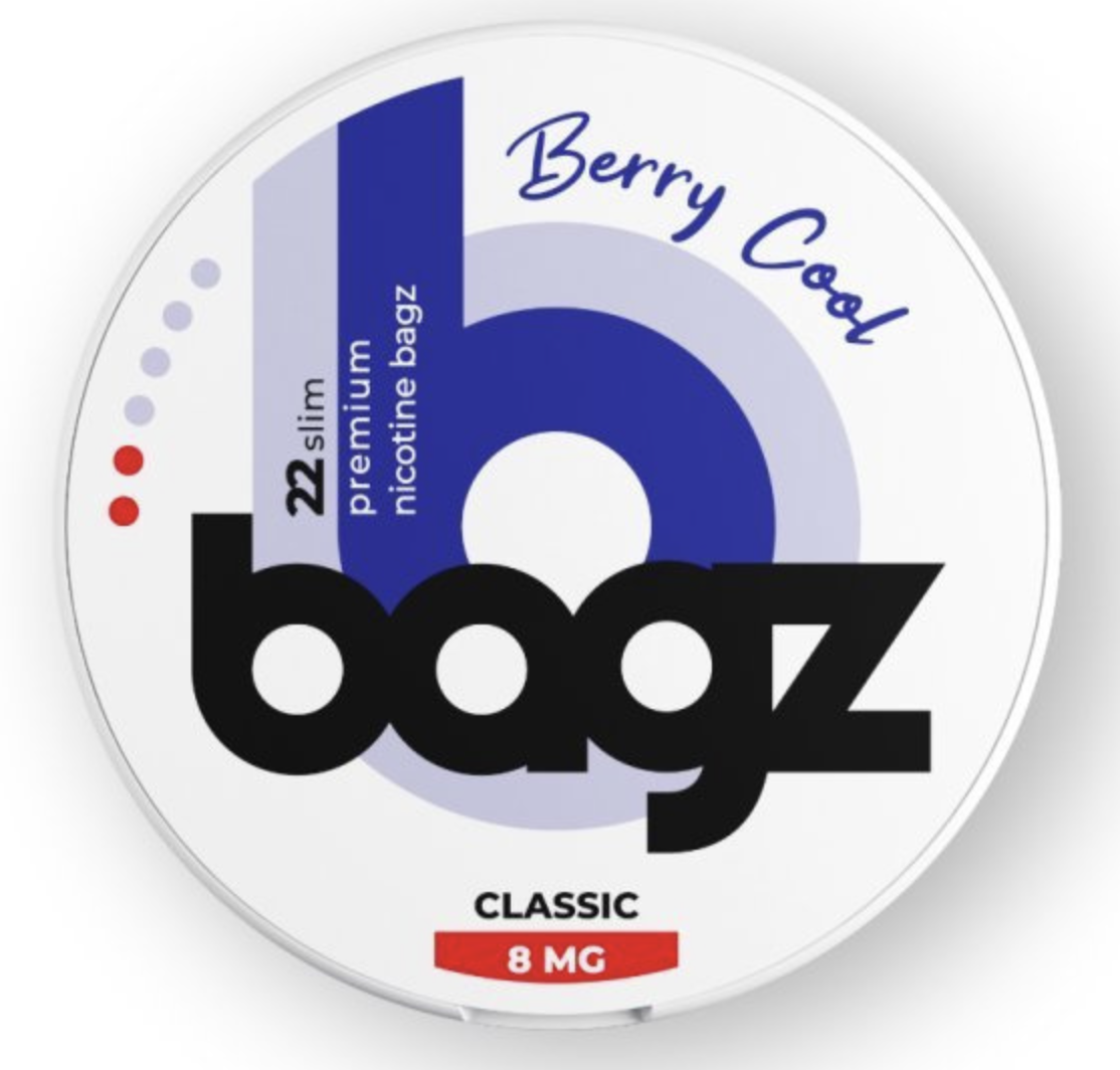 Bagz BERRY COOL (Chladivé bobule) - 8mg