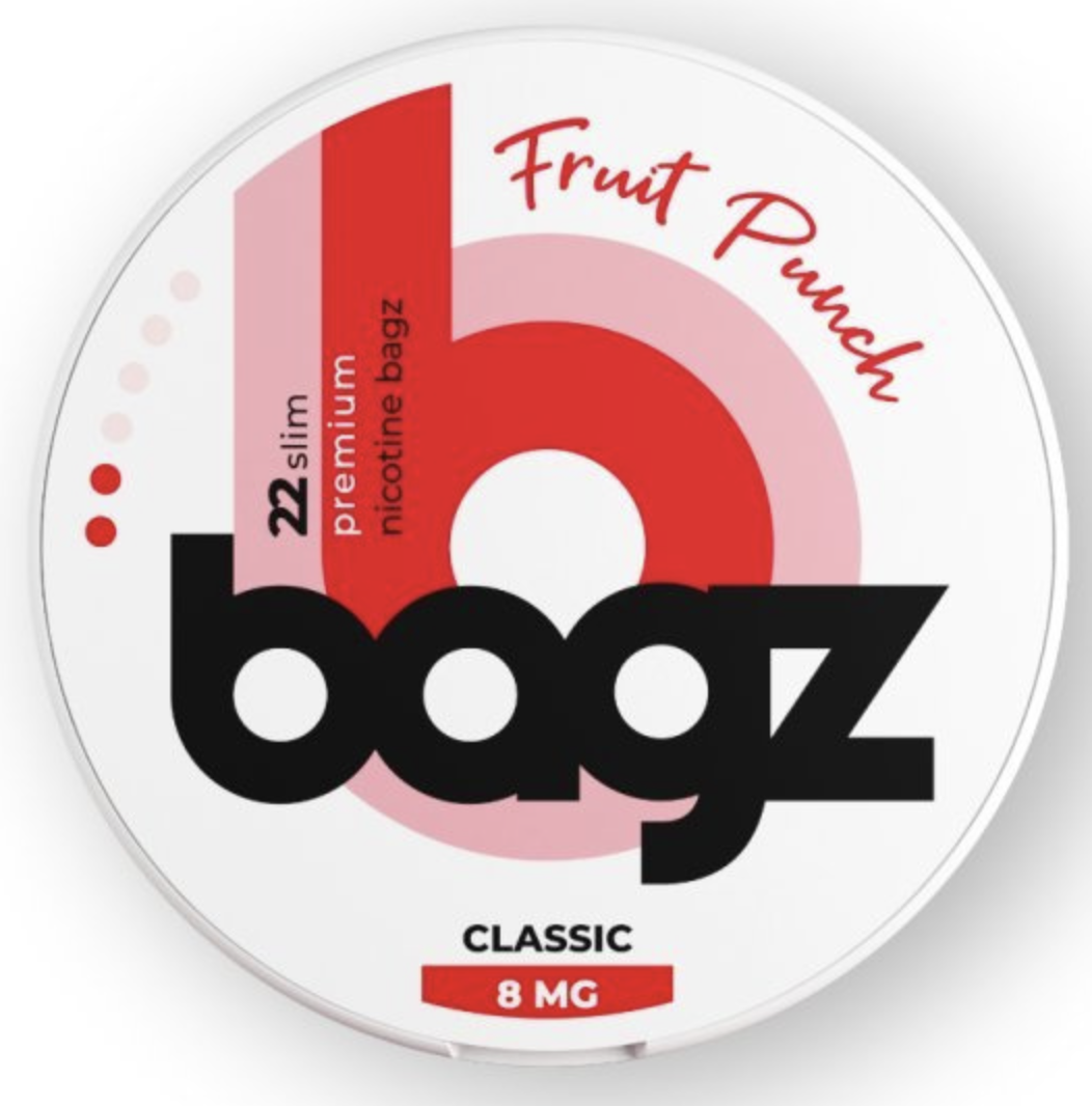 Bagz FRUIT PUNCH (Ovocný punč) - 8mg