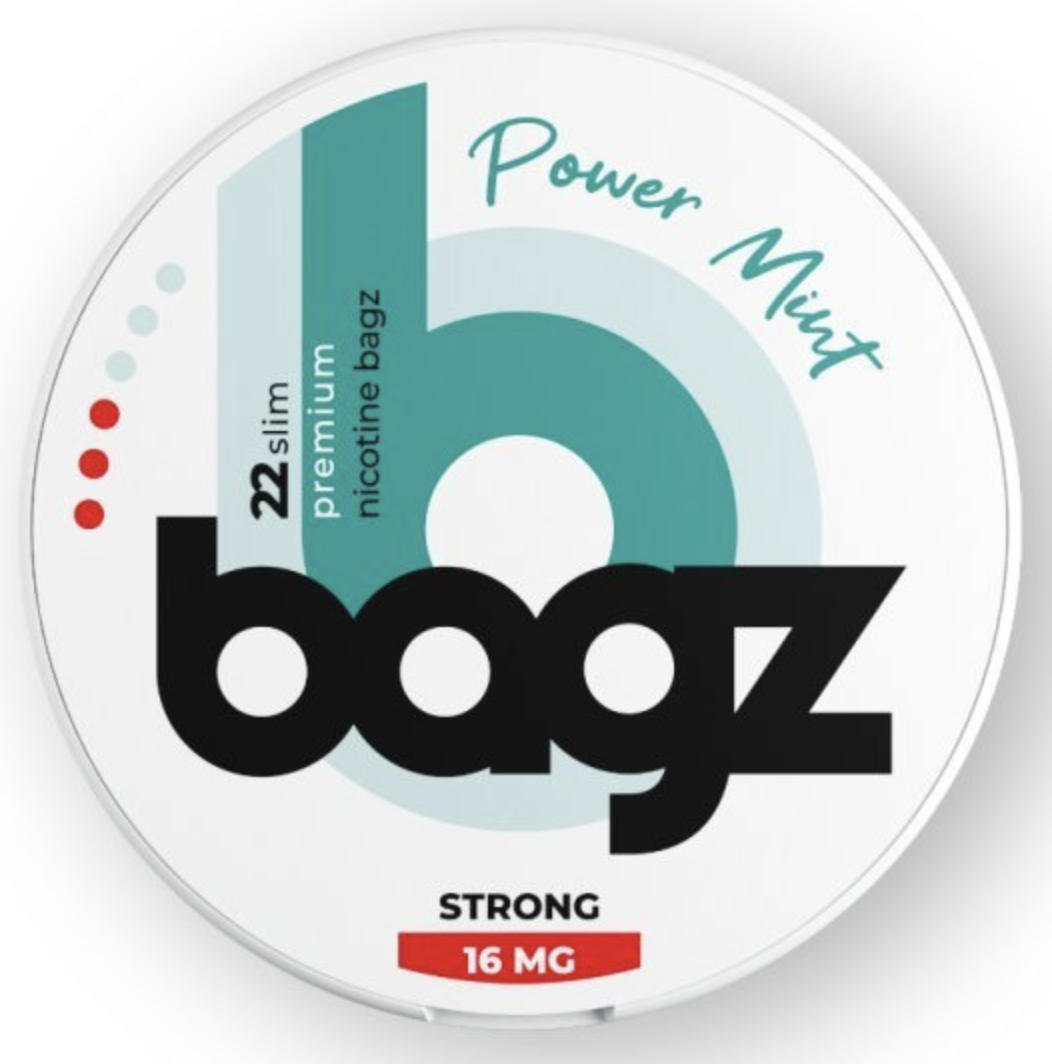 Bagz POWER MINT (Silná máta) - 16mg