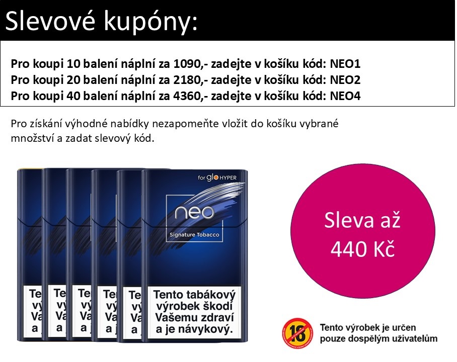 Náplň Glo NEO Sticks Signature Tobacco