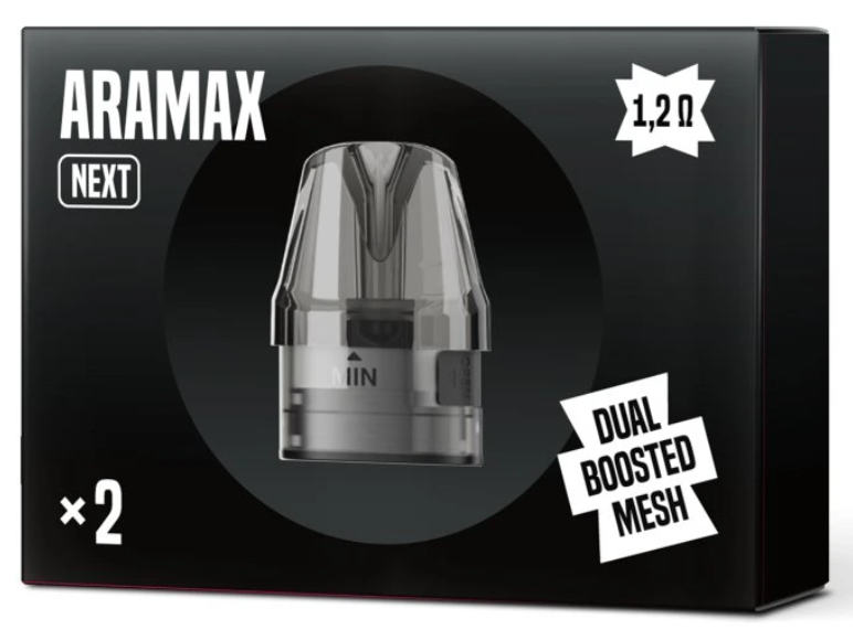 Aramax NEXT POD cartridge 2 x 2ml Odpor: 0,8 Ohm