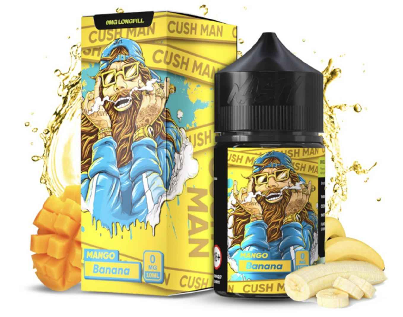 Příchuť Nasty Juice S&V: Cush Man Banana (Mango a banán) 10ml
