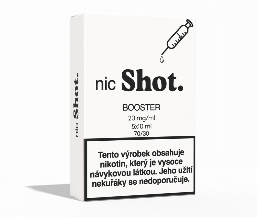 VAPOLAND nic Shot booster PG30/VG70 20mg 5x10ml