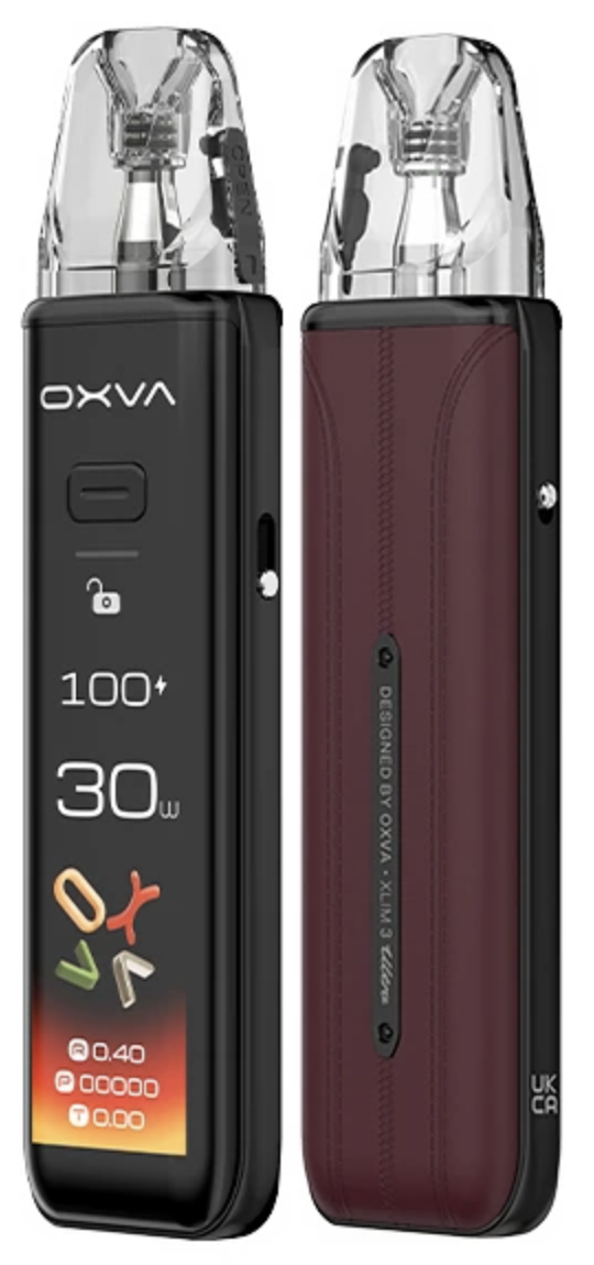 OXVA Xlim 3 Ultra Pod Kit Barva: Bordeaux Red