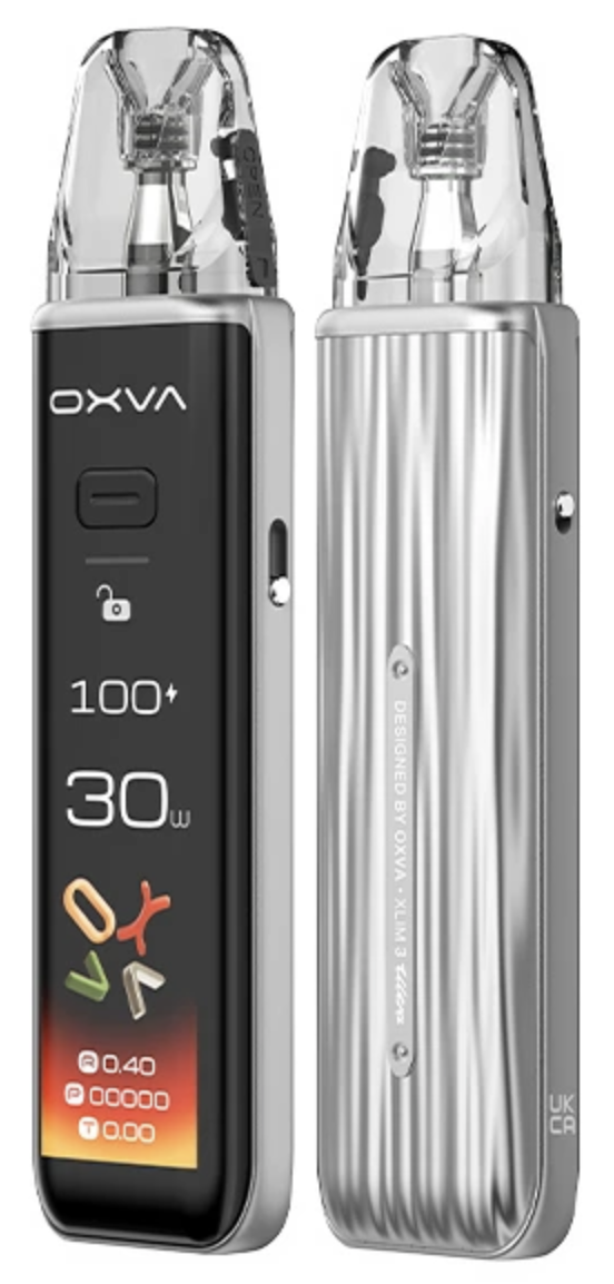 OXVA Xlim 3 Ultra Pod Kit Barva: Metal Silver