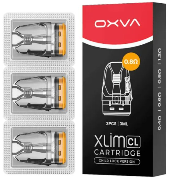 OXVA Xlim CL Top Fill (3ml) cartridge 3ks Odpor: 1,2 Ohm