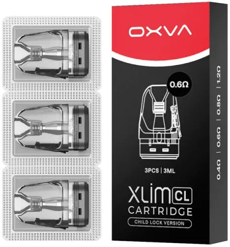 OXVA Xlim CL Top Fill (3ml) cartridge 3ks Odpor: 0,4 Ohm (obrázek 4)