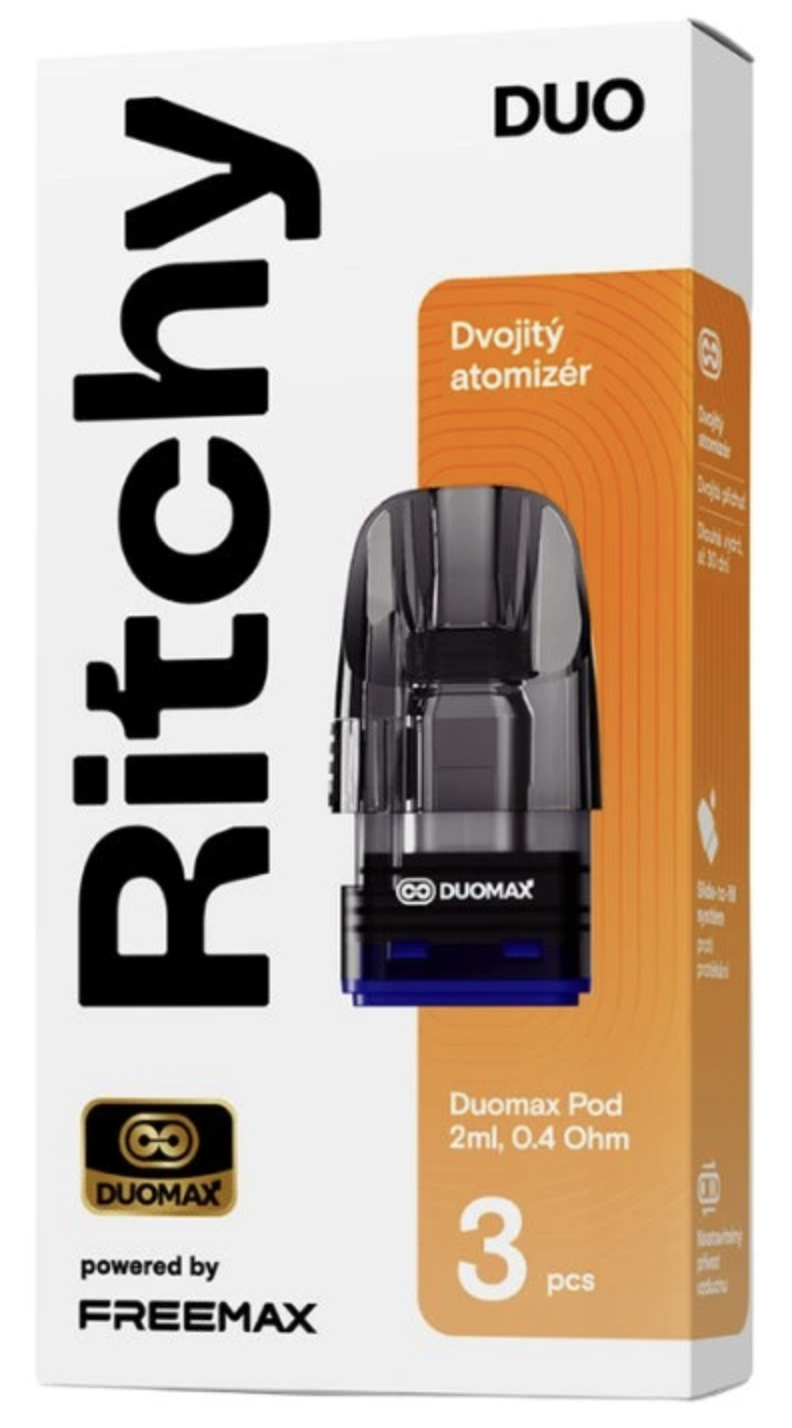 Ritchy DUO DUOMAX Pod Cartridge 3ks Odpor: 0,4 Ohm