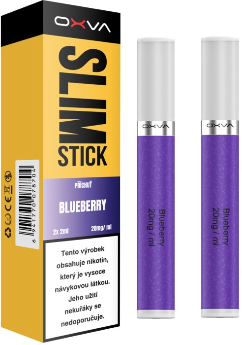 OXVA SLIMSTICK Pods cartridge Blueberry (Borůvka) 20mg 2ks Trojité mango