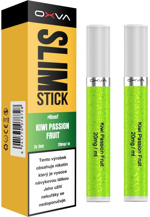 OXVA SLIMSTICK Pods cartridge Kiwi Passion Fruit (Kiwi, marakuja) 20mg 2ks Trojité mango