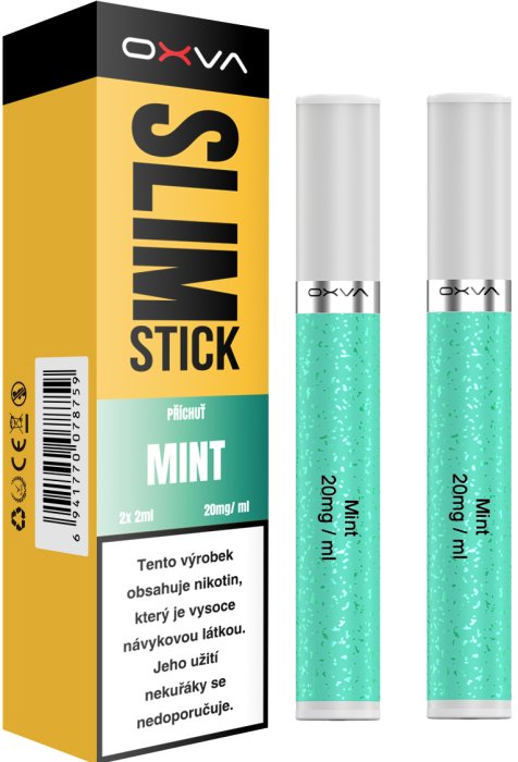 OXVA SLIMSTICK Pods cartridge Mint (Máta) 20mg 2ks Trojité mango