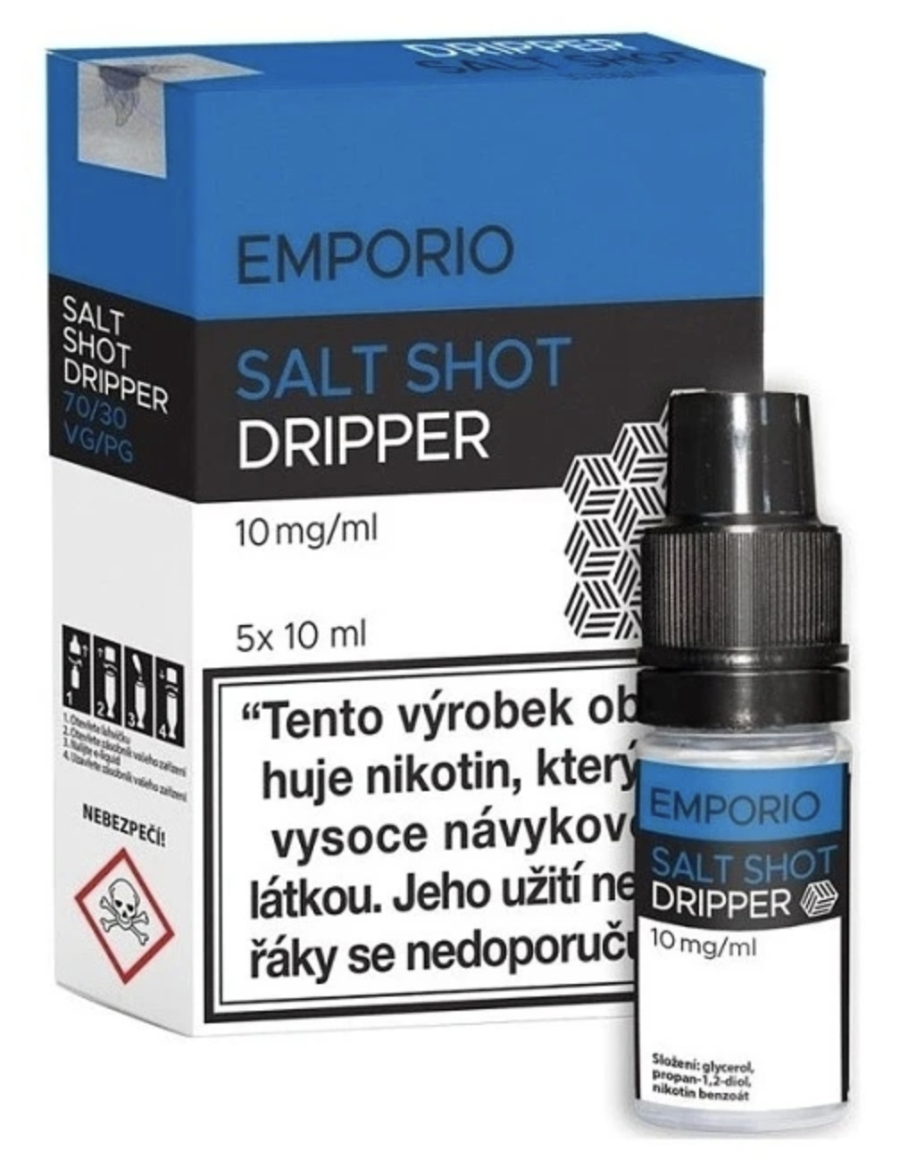 Imperia Emporio SALT SHOT Dripper 70VG/30PG 5x10ml 10mg