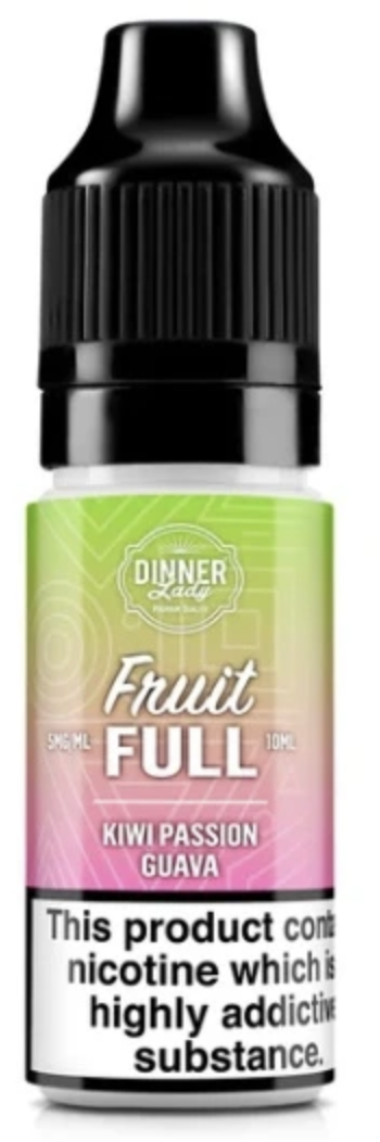 e-liquid Dinner Lady Bar Salts Fruit - FULL Kiwi Passion Guava (Kiwi, marakuja, guava) 10ml 20mg