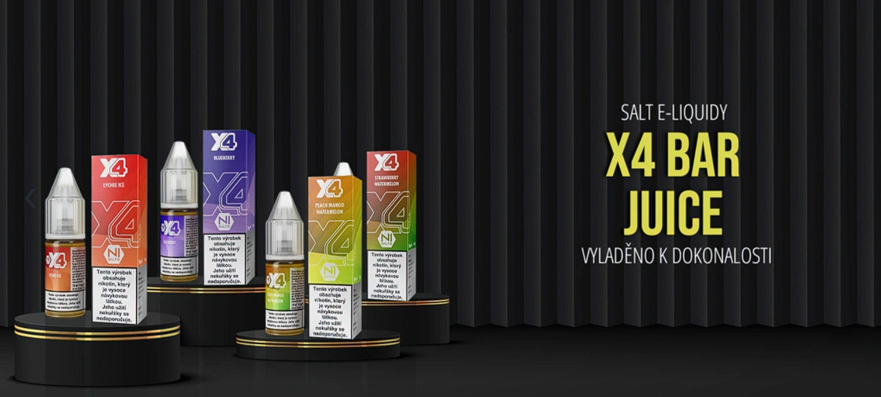 X4 Bar Juice Salt Fresh Mint (Máta) 10ml Obsah nikotinu: 10 mg
