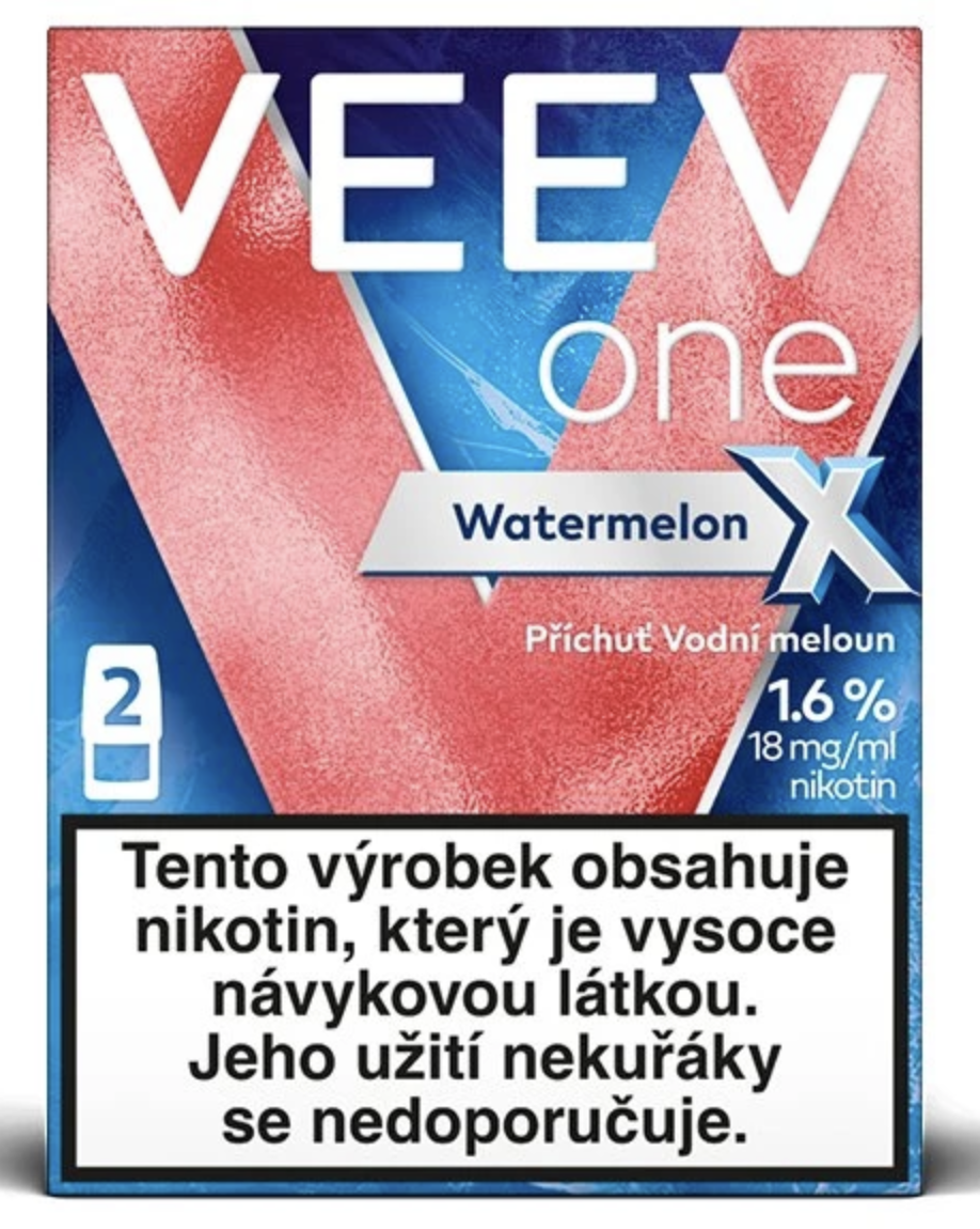 VEEV ONE X náplň Watermelon 18mg - 2ks Hrozny