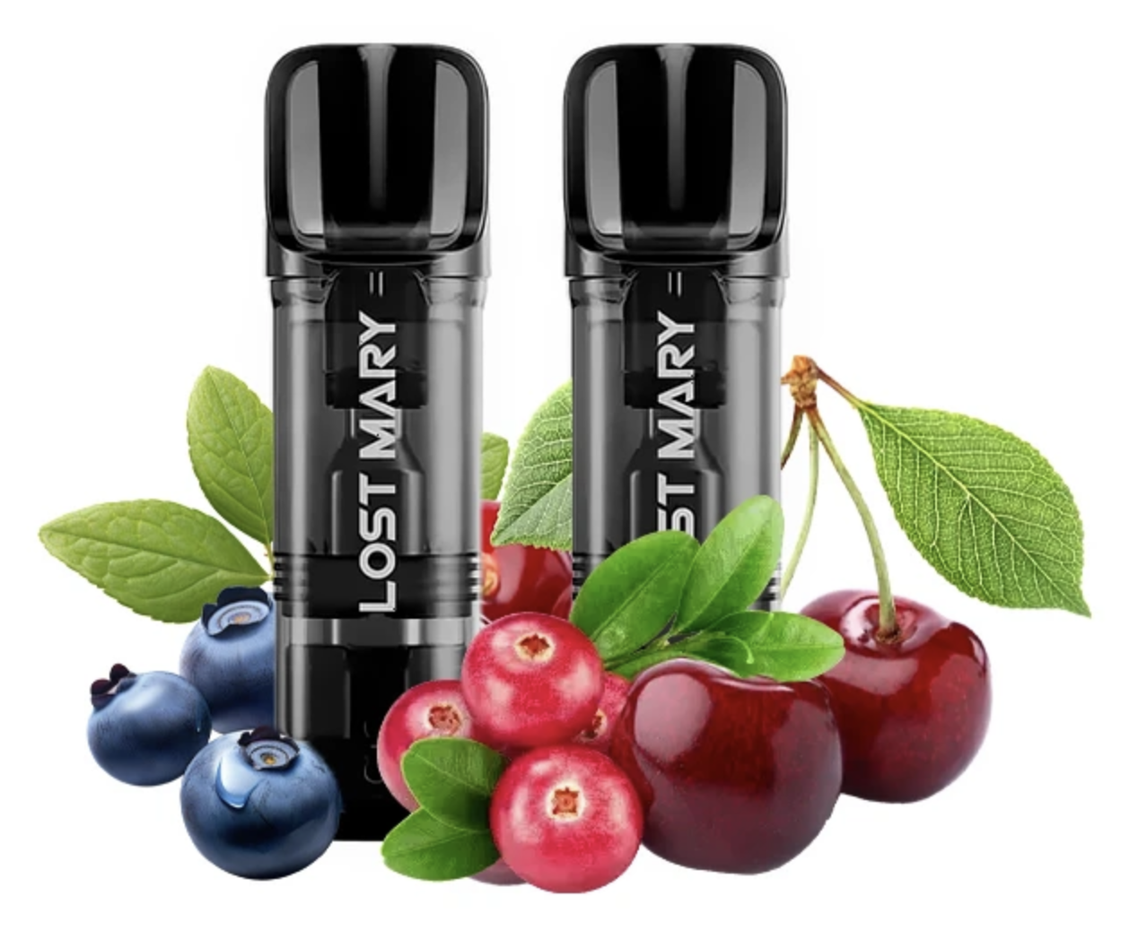 LOST MARY GLAYCE Pod náplň - Blueberry Cherry Cranberry (Borůvka, třešeň, brusinka) 20mg 2ks Chladivá borůvka